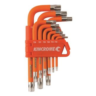 Kincrome Tamperproof TORX® Key Set Short Series 9 Piece