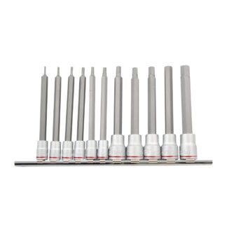 Kincrome Hex Socket Set Long Series 11 Piece Imperial