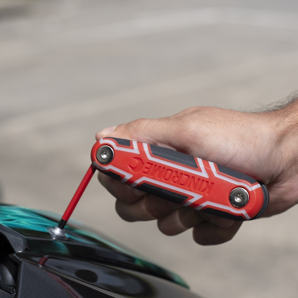 Kincrome Folding Hex Key Set 8 Piece Imperial - Image 2