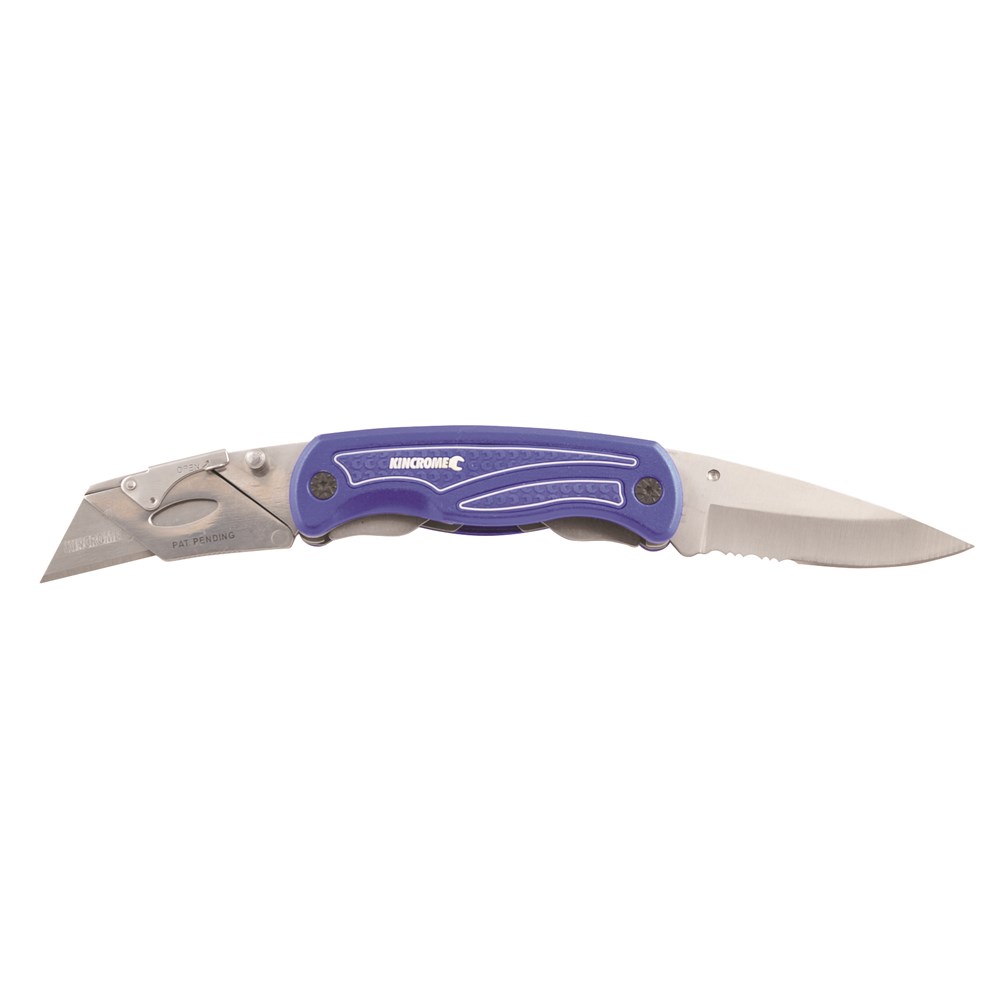 Kincrome Folding Utility Knife Twin Blade