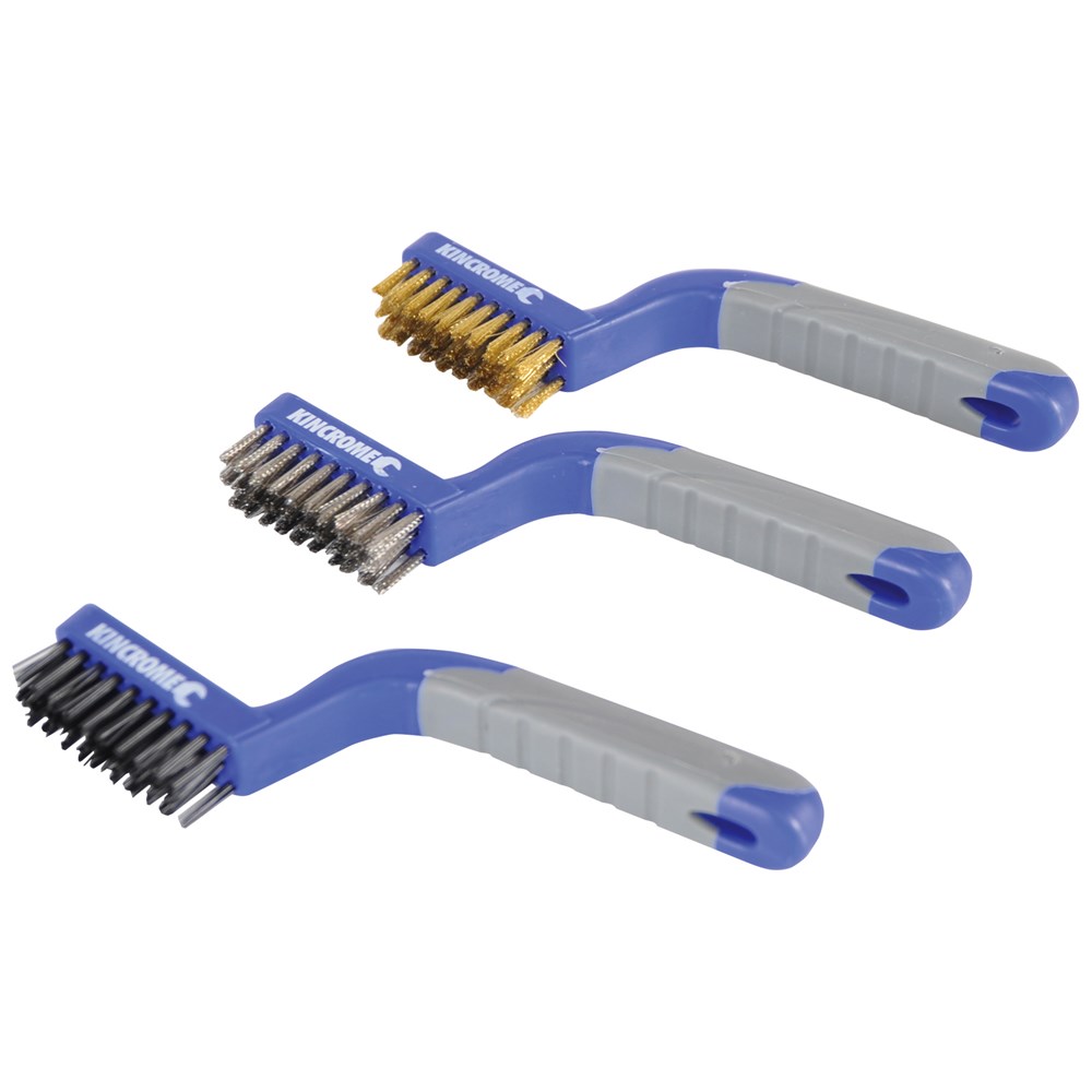 Kincrome Wire Brush Set Medium 3 Piece