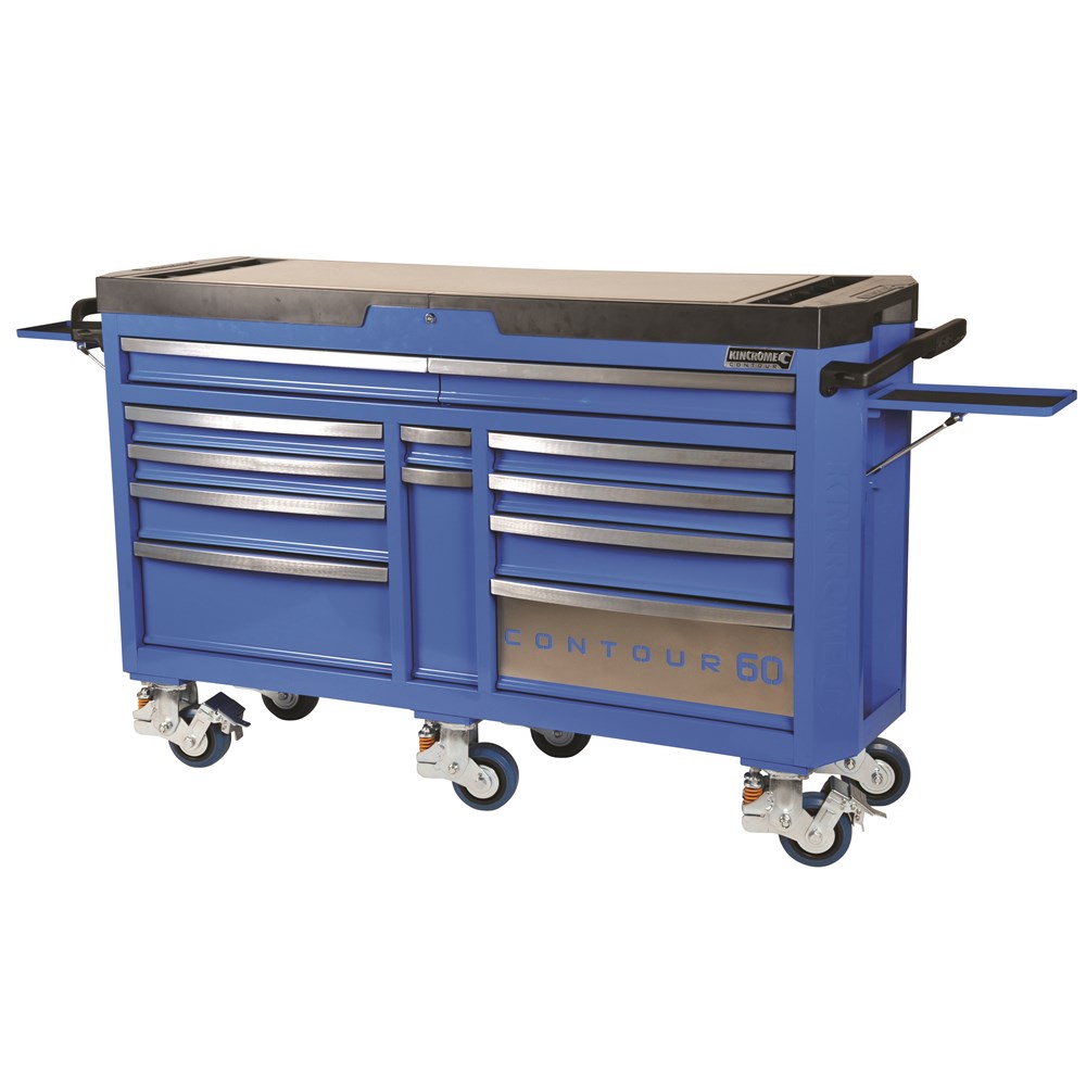 Kincrome CONTOUR® 60 Superwide Tool Trolley 12 Drawer Bolts