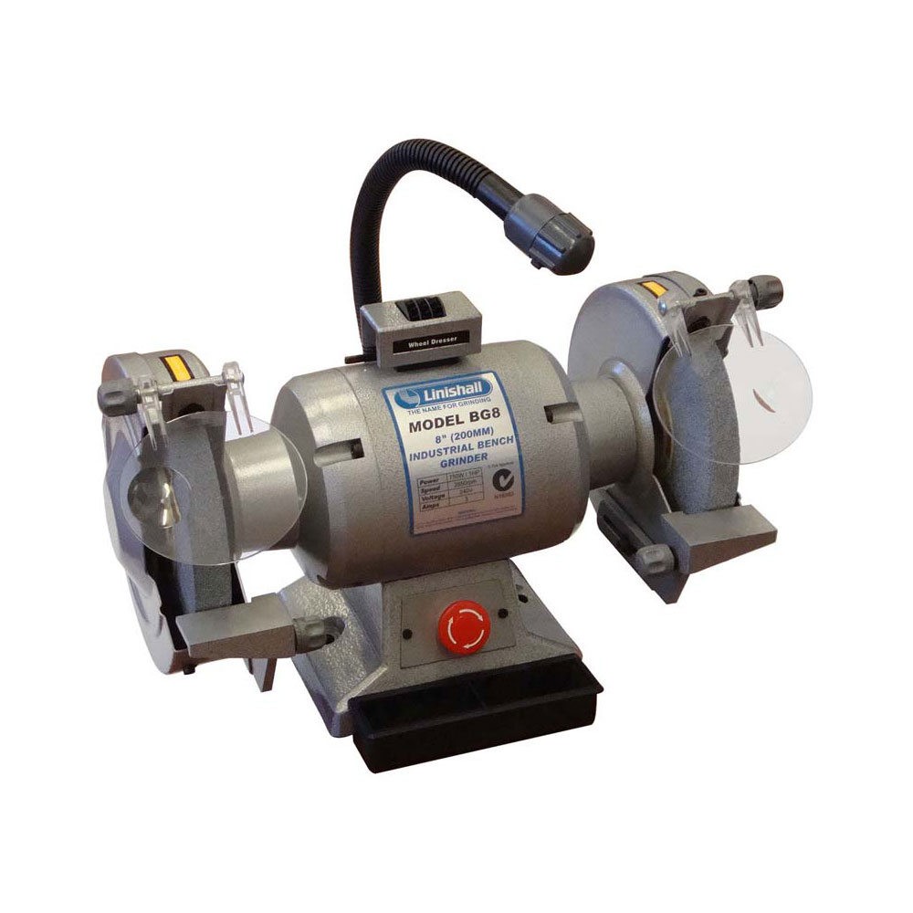 Linishall Heavy Duty Bench Grinder 8" (200mm)