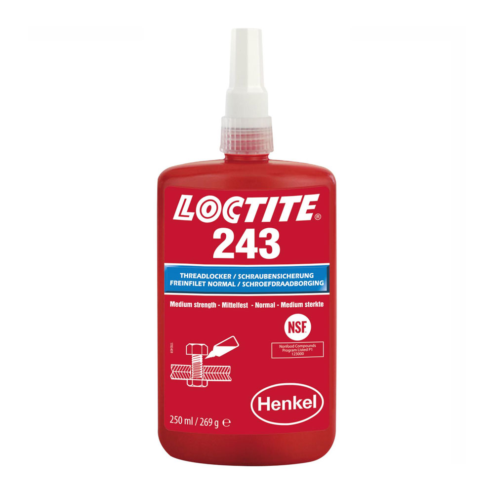 Loctite 243 Medium Strength Threadlocker 250mL