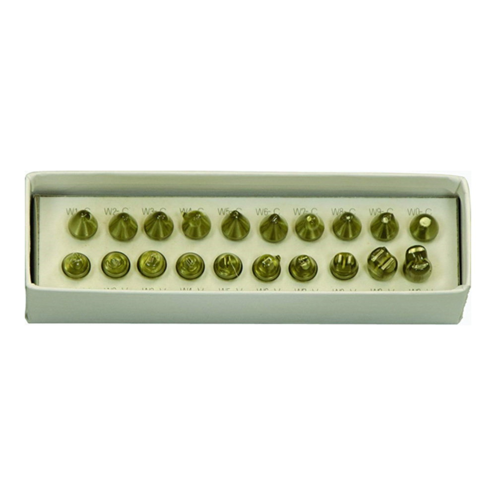 Mitutoyo Set of Anvils to suit Screw Thread Micrometer 55° (10pc) 60-3.5TPI Mitutoyo