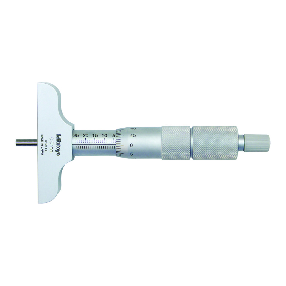 Mitutoyo Depth Micrometer 0 50mm x 100mm Base Bolts & Industrial