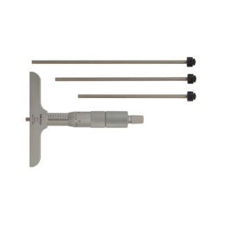 Mitutoyo Depth Micrometer 0 - 4" x 4" Base