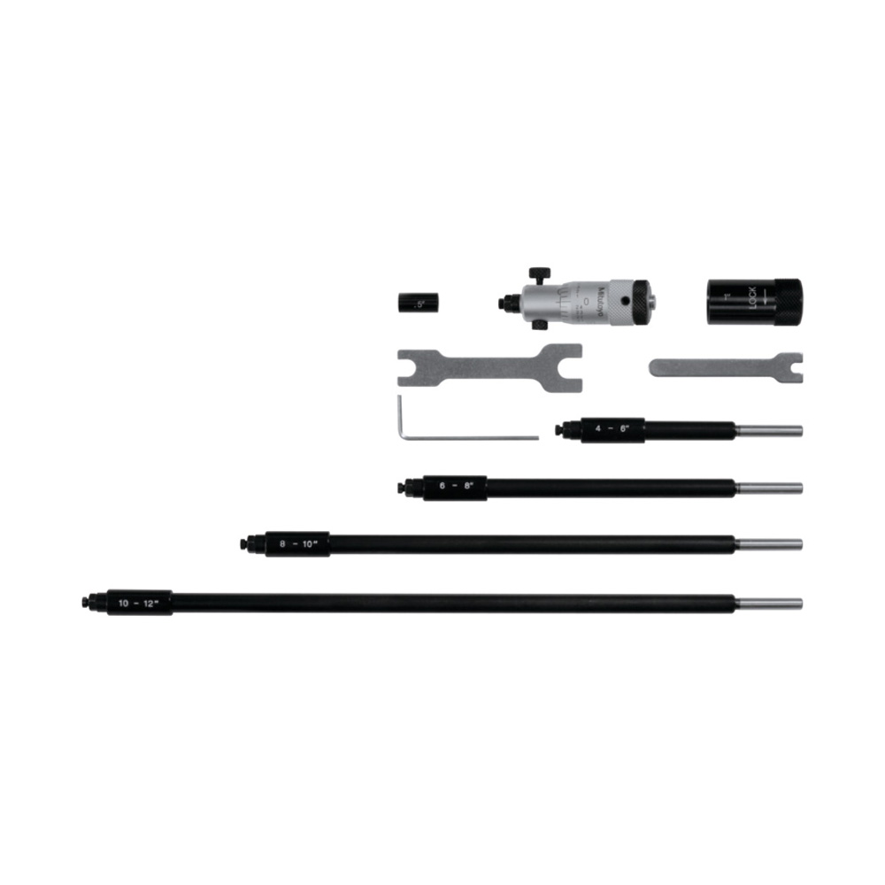 Mitutoyo Inside Micrometer 212″ Interchangeable rod type Bolts