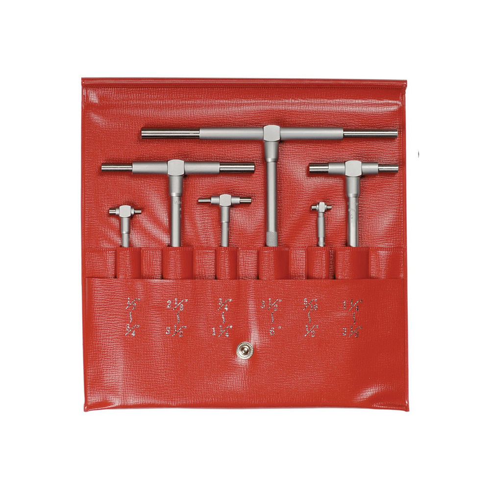 Mitutoyo Telescoping Gauge Set, 5/16 - 6" Range, 6 piece