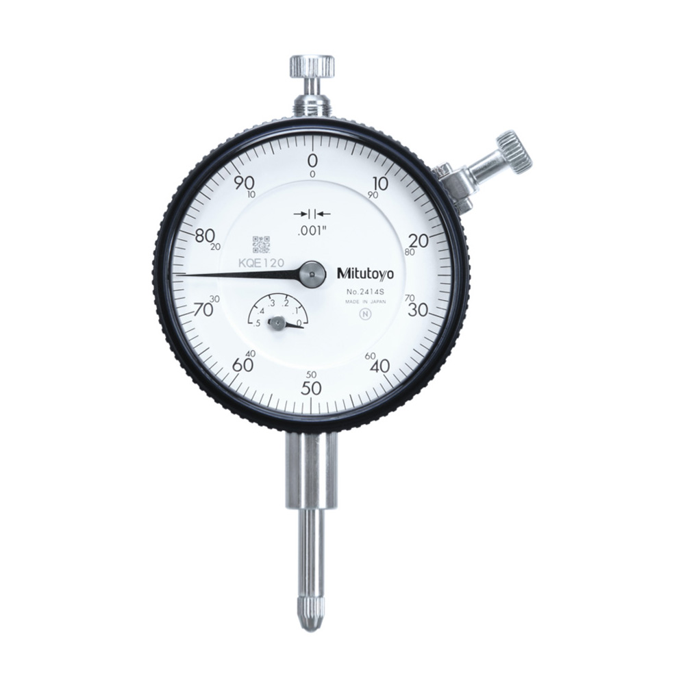 Mitutoyo Dial Gauges, 0-100 Reading, .5" range, .001" Graduation