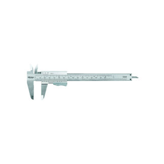 Mitutoyo Vernier Caliper "Quadri" 4-way measurement with thumb lock, 0 - 300mm / 0 - 12", 0.02mm Lower Scale, 0.001" Upper Scale, 0.04mm Accuracy, With depth bar