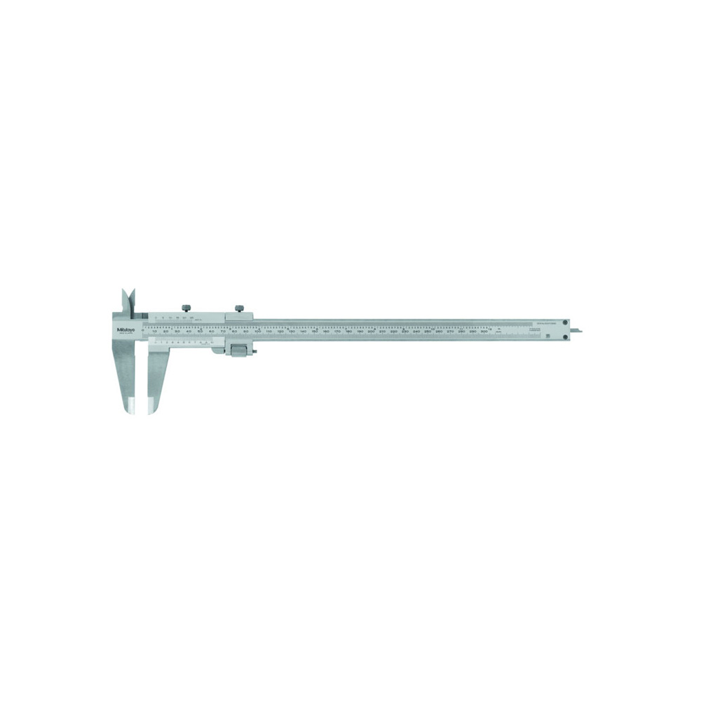 Mitutoyo Vernier Caliper "Quadri" 4-way measurement with fine adjustment, 0 - 280mm / 0 - 11", 0.02mm Lower Scale, Upper Scale 0.001", 0.04mm Accuracy, with depth bar