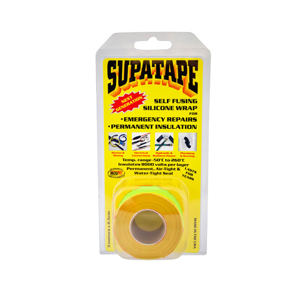 Molytec Supatape Yellow 2.5cm x 3m