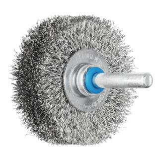 Shaft Mounted Wheel Brush - Crimped Wire - 6mm Shaft RBU 5015/6 INOX 0.20