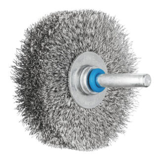 Shaft Mounted Wheel Brush - Crimped Wire - 6mm Shaft RBU 6015/6 INOX 0.20