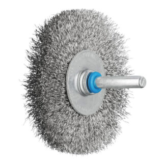 Shaft Mounted Wheel Brush - Crimped Wire - 6mm Shaft RBU 7010/6 INOX 0.20