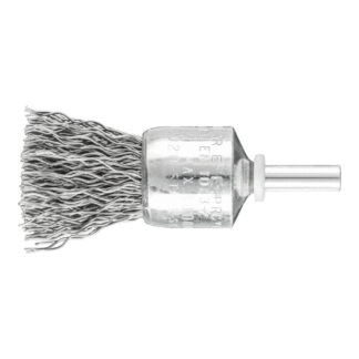 Pencil Brush 6mm Shaft Mounted - Crimped STEEL Wire PBU 2020/6 ST 0.50