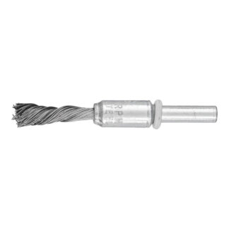 Pencil Brush 6mm Shaft Mounted - SINGLETWIST Knot STEEL Wire PBGS 1010/6 ST 0.35
