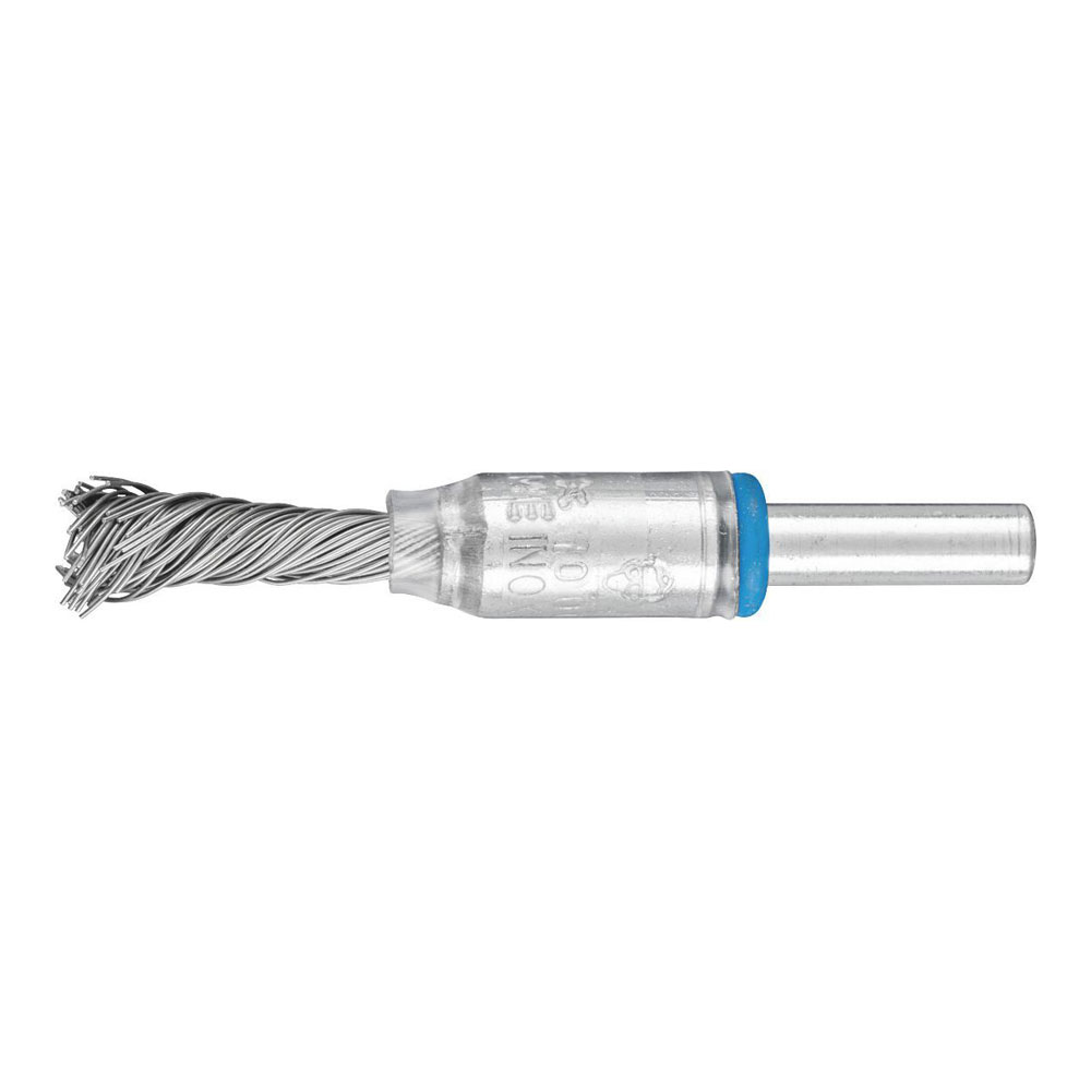 Pencil Brush 6mm Shaft Mounted - SINGLETWIST Knot Wire PBGS 1010/6 INOX 0.35
