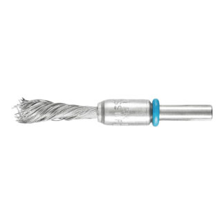 Pencil Brush 6mm Shaft Mounted - SINGLETWIST Knot Wire PBGS 1010/6 INOX 0.50