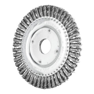 Wheel Brush with Arbor / Threaded Hole RBG - Twist Knot STEEL - Pipeliner RBG 12506/22.2 Pipe ST 0.50
