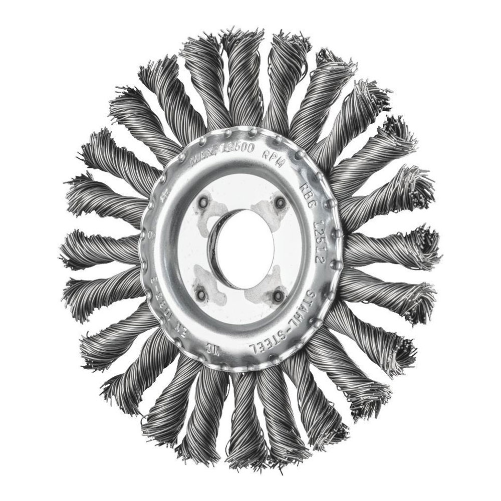 Wheel Brush - Twist Knot COMBITWIST STEEL Wire RBG 12512/22.2 CT ST 0.5