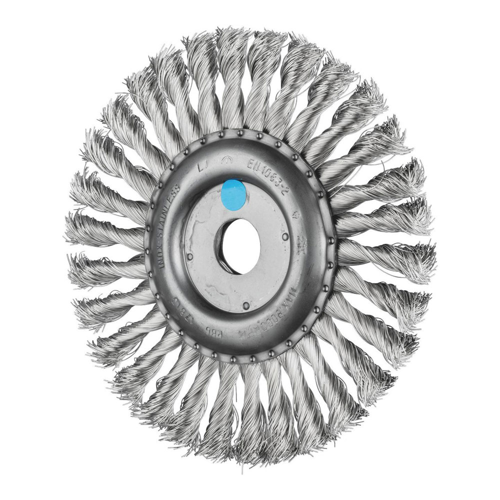 Wheel Brush - Twist Knot INOX Wire RBG 17813/22.2 INOX 0.35