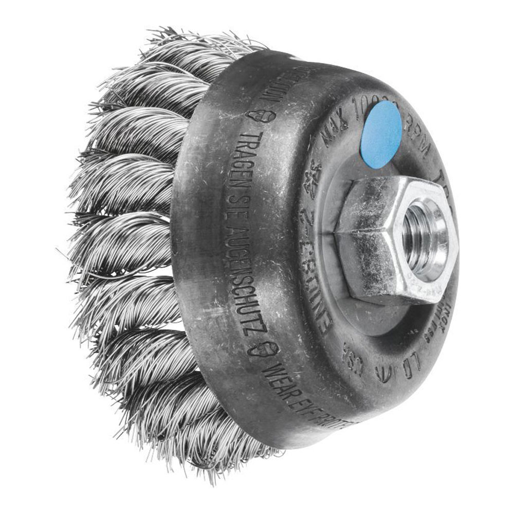 Cup Brush - Twist Knot TBG 80/M14 INOX 0.35