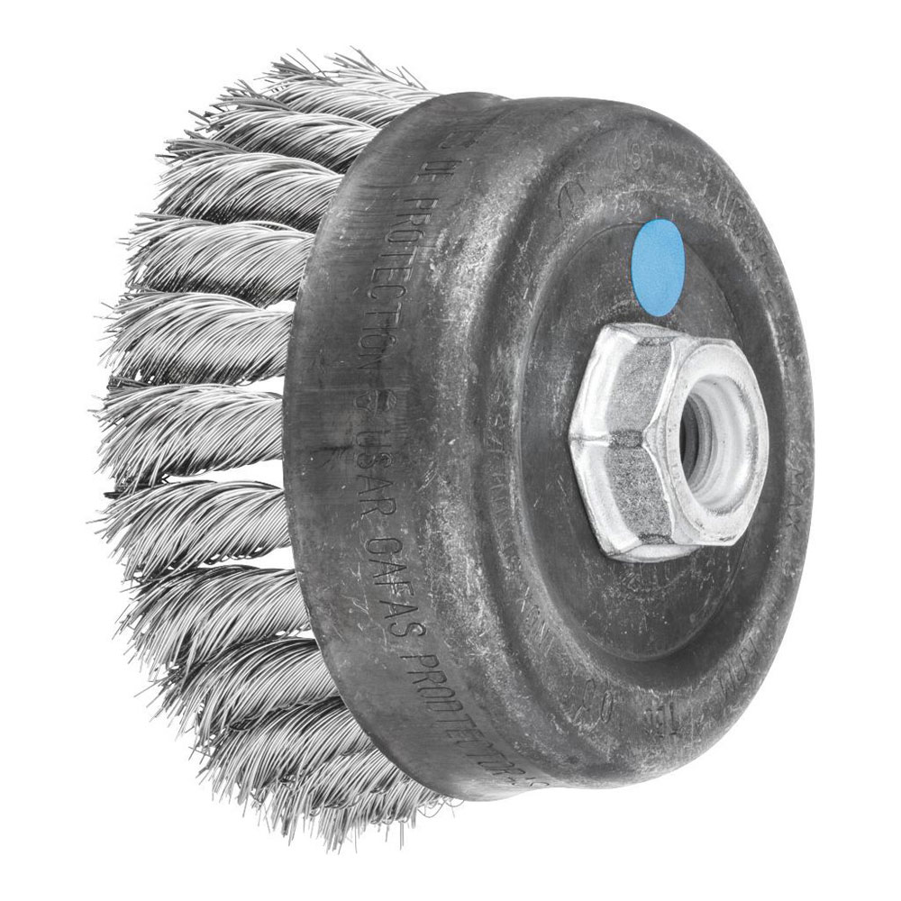 Cup Brush - Twist Knot TBG 100/M14 INOX 0.35