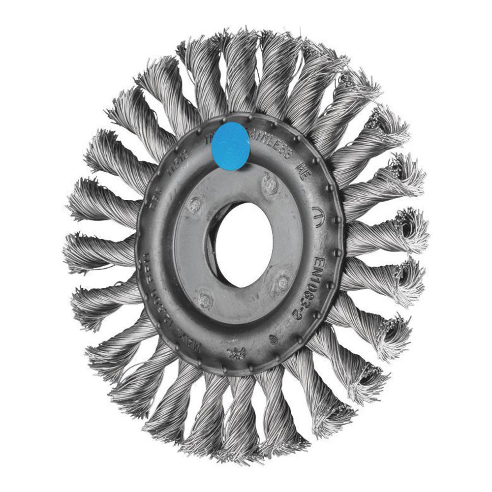 Wheel Brush - Twist Knot INOX Wire RBG 11512/22.2 INOX 0.35