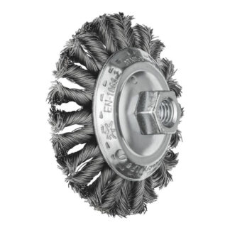 Flared Cup Brush - Twist Knot COMBITWIST STEEL Wire KBG 10013/M14 CT ST 0.50