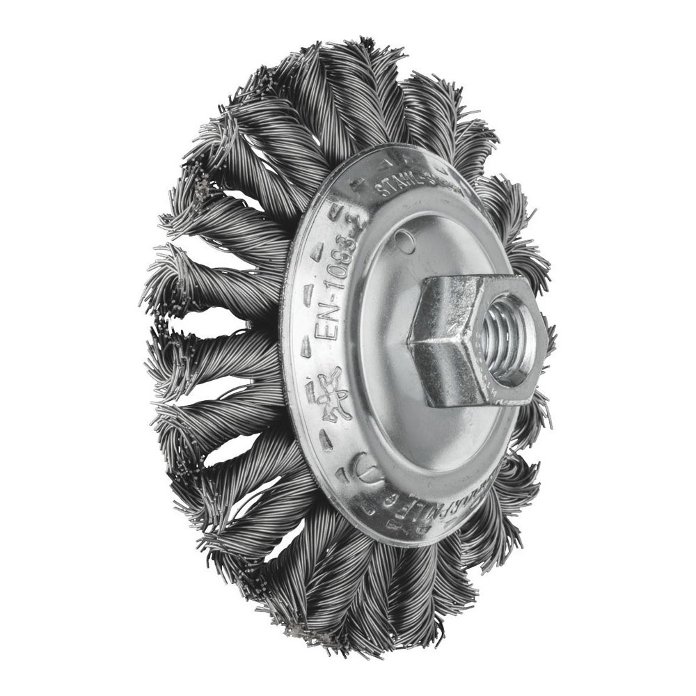 Flared Cup Brush - Twist Knot COMBITWIST STEEL Wire KBG 10013/M14 CT ST 0.50