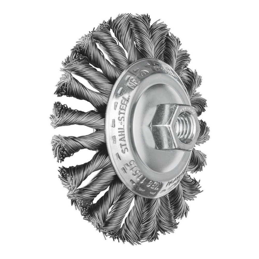 Flared Cup Brush - Twist Knot COMBITWIST STEEL Wire KBG 11515/M14 CT ST 0.50