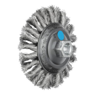 Flared Cup Brush - Twist Knot COMBITWIST Wire KBG 11515/M14 CT INOX