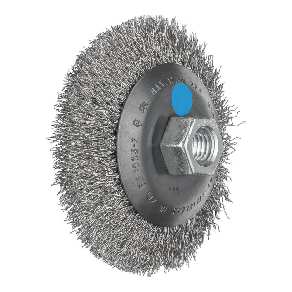 Flared Cup Brushes KBU - Crimped INOX Wire