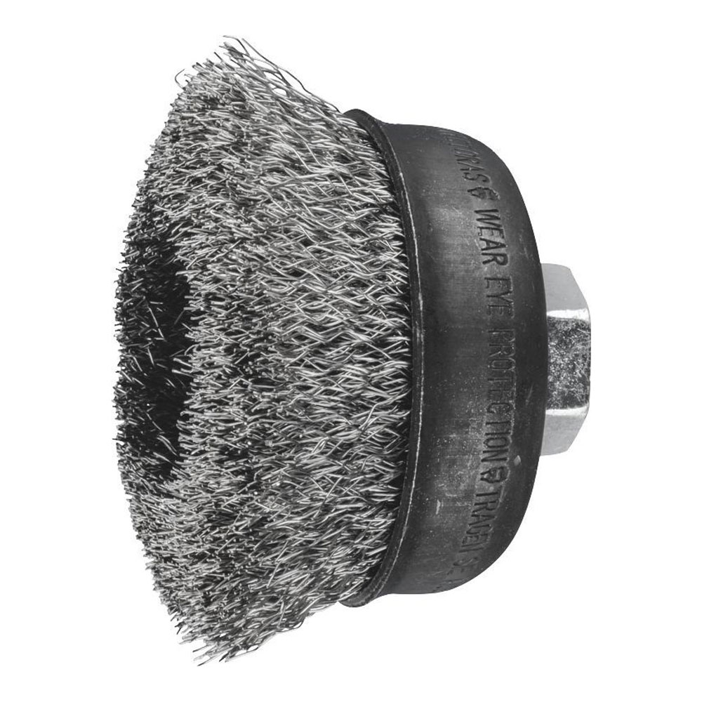 Cup Brush - Crimped Wire TBU 100/M14 INOX 0.30