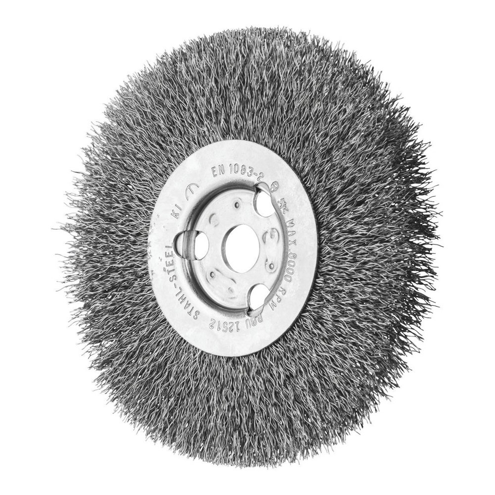Wheel Brush RBU - Crimped STEEL Wire - For Use On Angle Grinders M14 Thread RBU 12512/M14 ST 0.30 SG