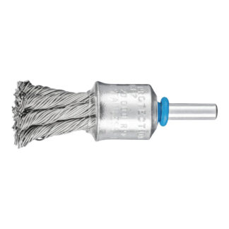 Pencil Brush 6mm Shaft Mounted - Twist Knot Wire PBG 1919/6 INOX 0.60