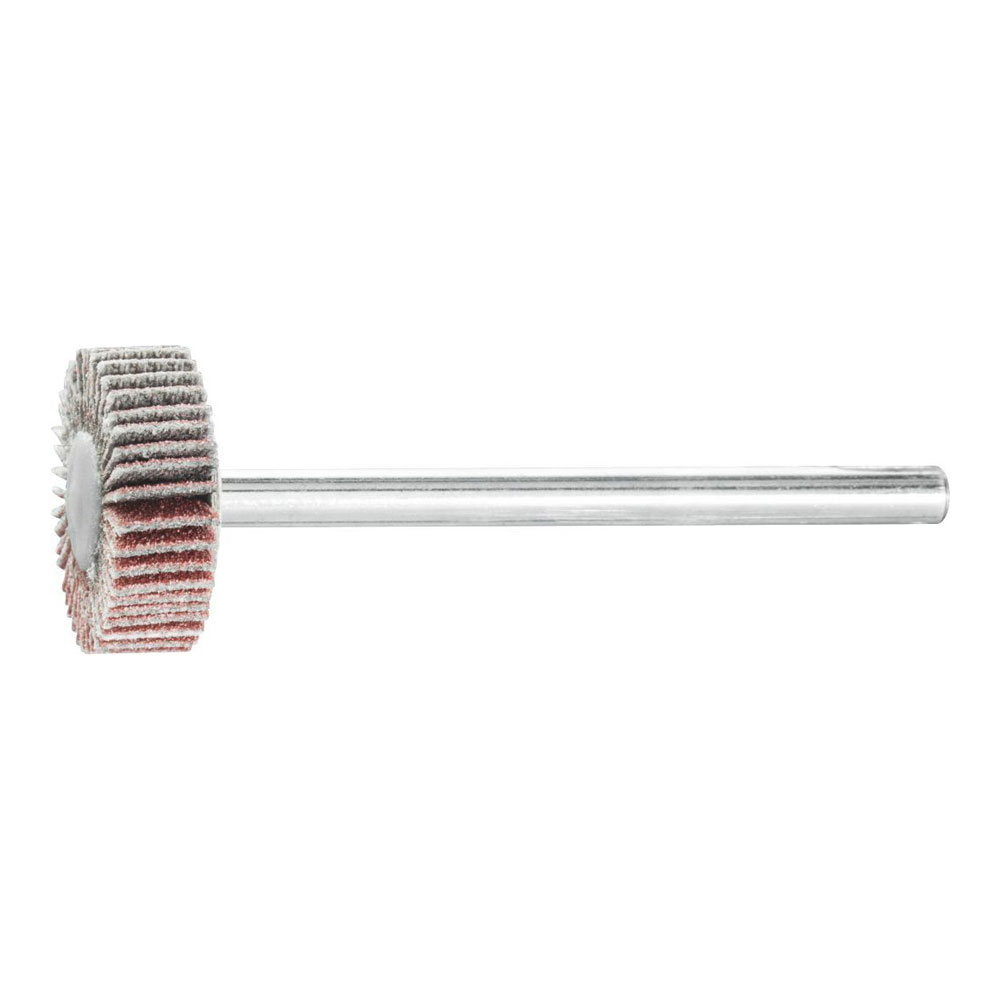 Mounted Flap Wheel Fan Grinder Aluminium Oxide - 3mm Shank F 1505/3 A 180 Grit