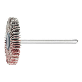 Mounted Flap Wheel Fan Grinder Aluminium Oxide - 3mm Shank F 3005/3 A 80 Grit