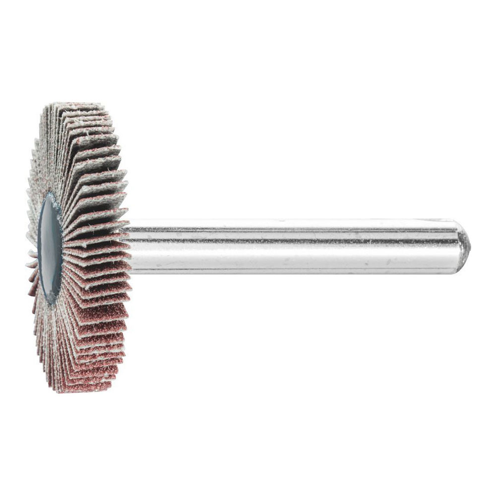 Mounted Flap Wheel Fan Grinder Aluminium Oxide - 6mm Shank F 3005/6 A 180 Grit