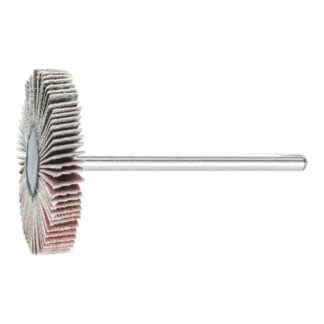 Mounted Flap Wheel Fan Grinder Aluminium Oxide - 3mm Shank F 3005/3 A 320 Grit