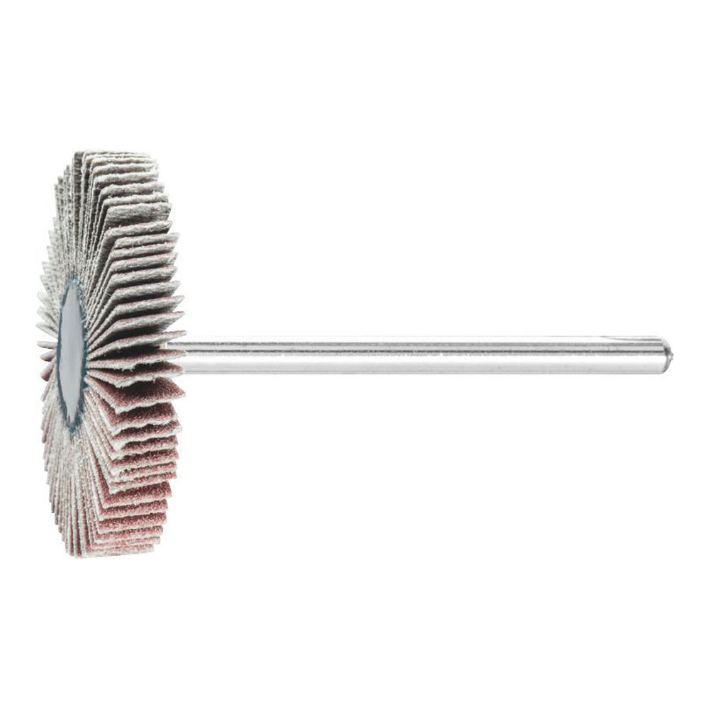 Mounted Flap Wheel Fan Grinder Aluminium Oxide - 3mm Shank F 3005/3 A 320 Grit