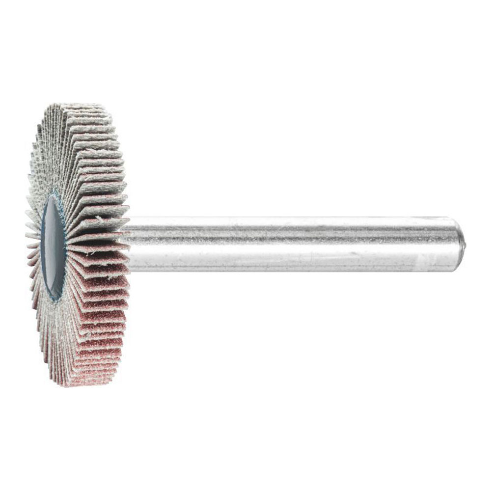 Mounted Flap Wheel Fan Grinder Aluminium Oxide - 6mm Shank F 3005/6 A 320 Grit