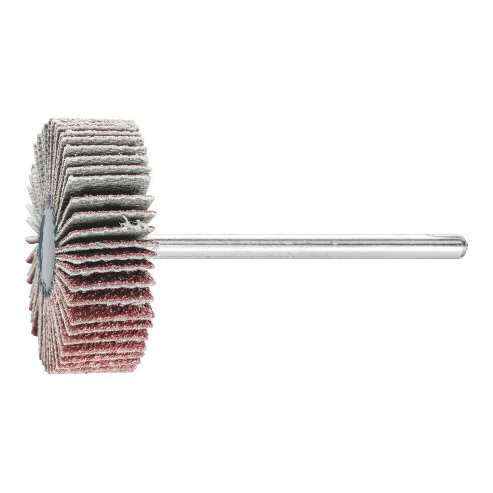 Mounted Flap Wheel Fan Grinder Aluminium Oxide - 3mm Shank F 3010/3 A 80 Grit