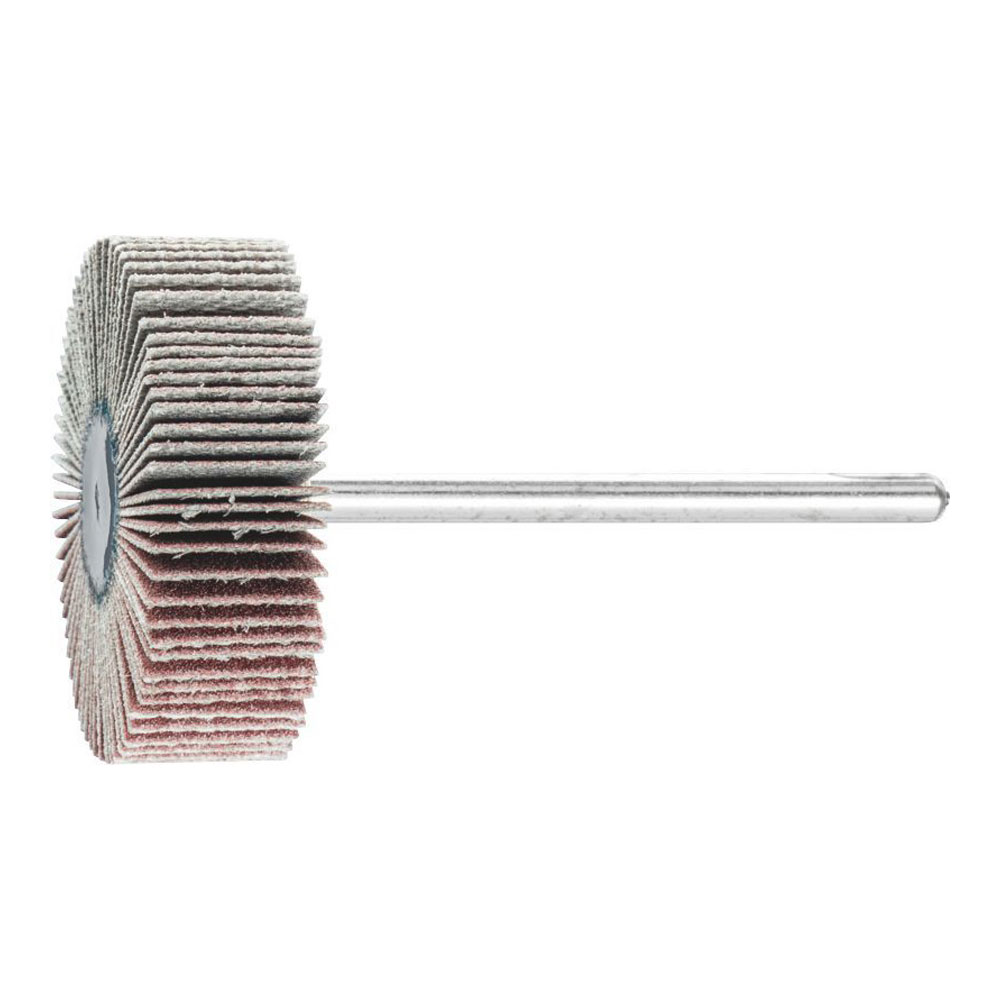 Mounted Flap Wheel Fan Grinder Aluminium Oxide - 3mm Shank F 3010/3 A 320 Grit