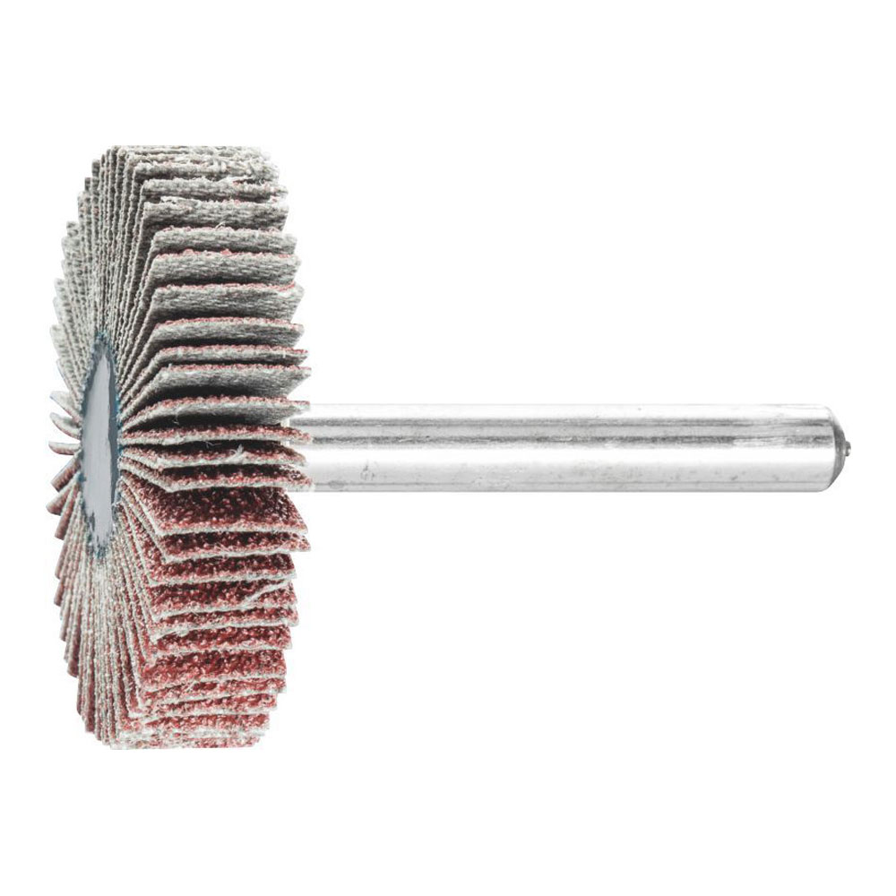 Mounted Flap Wheel Fan Grinder Aluminium Oxide - 6mm Shank F 4010/6 A 60 Grit