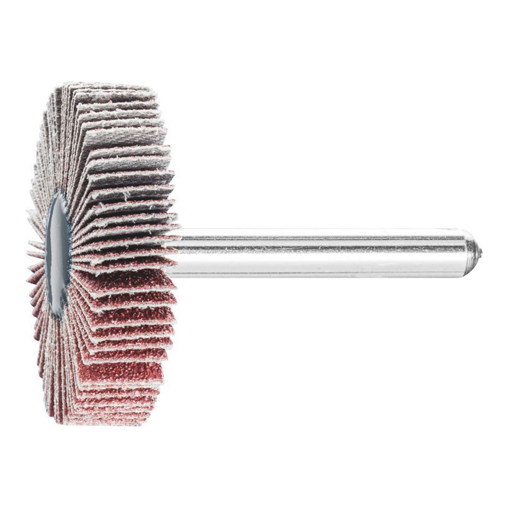 Mounted Flap Wheel Fan Grinder Aluminium Oxide - 6mm Shank F 4010/6 A 80 Grit