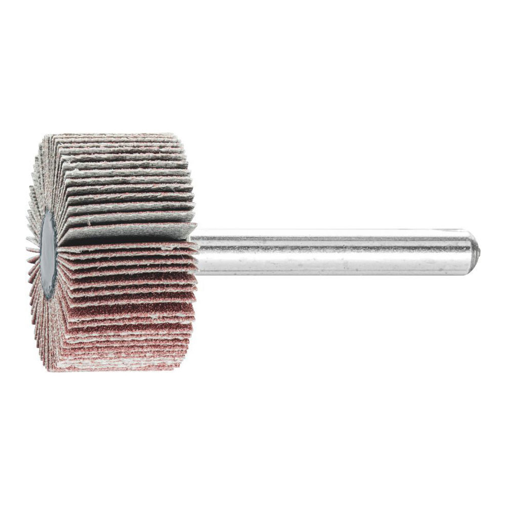 Mounted Flap Wheel Fan Grinder Aluminium Oxide - 6mm Shank F 3015/6 A 180 Grit