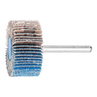 Mounted Flap Wheel Fan Grinder Zirconia Alumina (Z-COOL - Reduced Heat) - 6mm Shank F 4020/6 Z-COOL 60 Grit